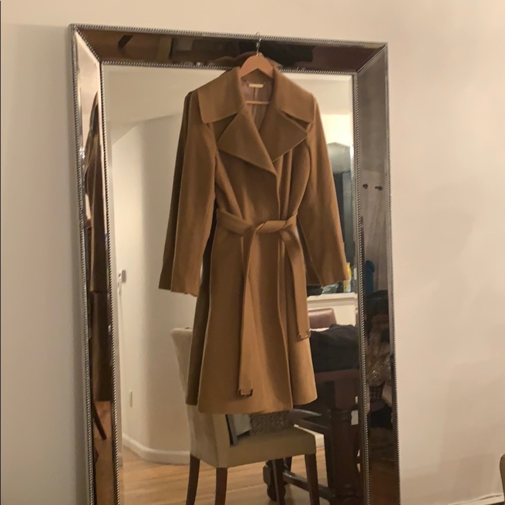 Diane Von Furstenberg Notch Lapel wool blend coat